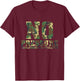 Camouflage No Pressure Funny Sarcasm Quote Gym Workout Camo T-Shirt - T-Shirt | Maroon