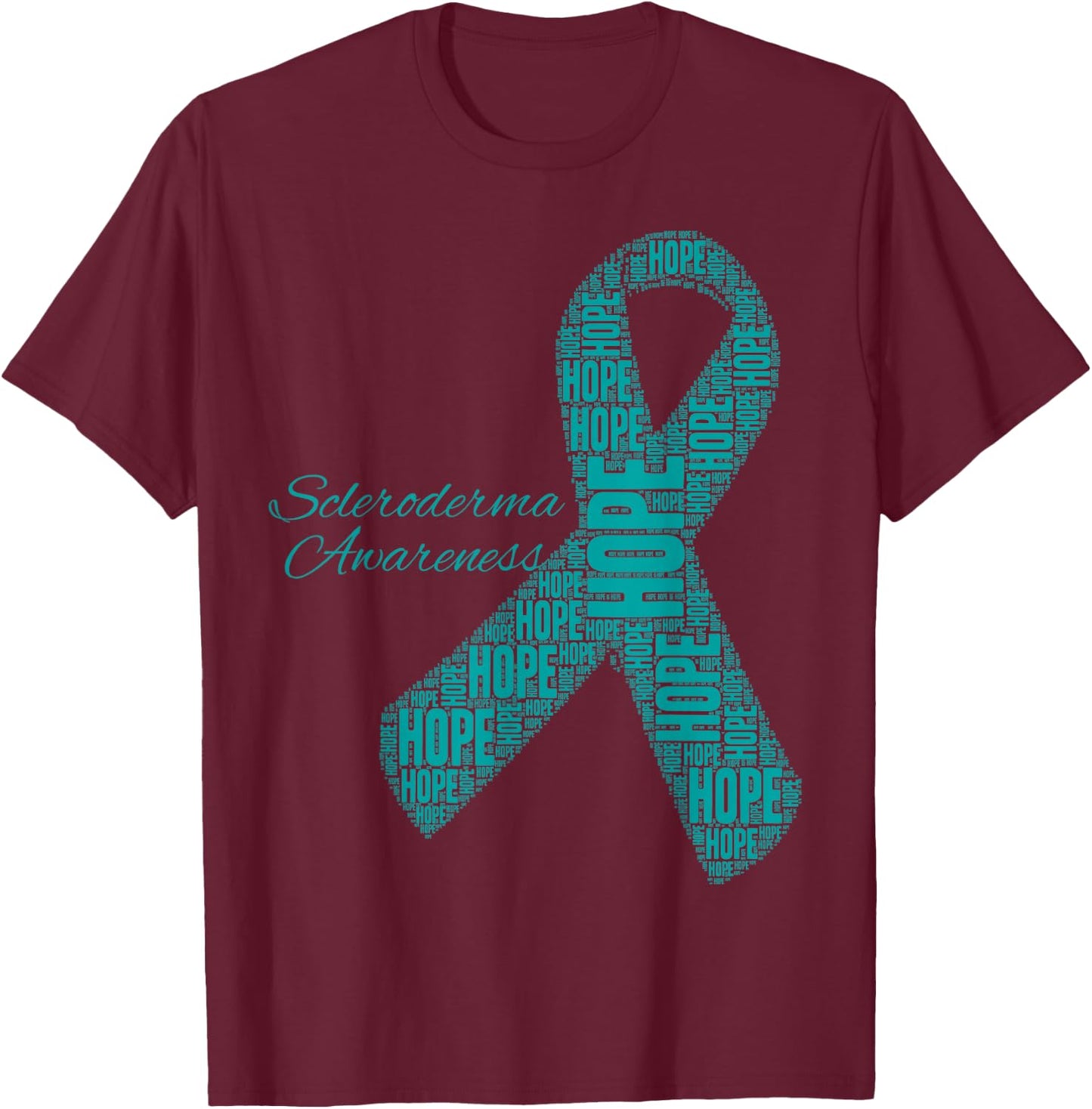 Scleroderma Awareness T-Shirt - T-Shirt | Maroon