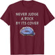 Rock Hound Geode Shirt Funny Geology Gift Rock Collector T-Shirt - T-Shirt | Maroon