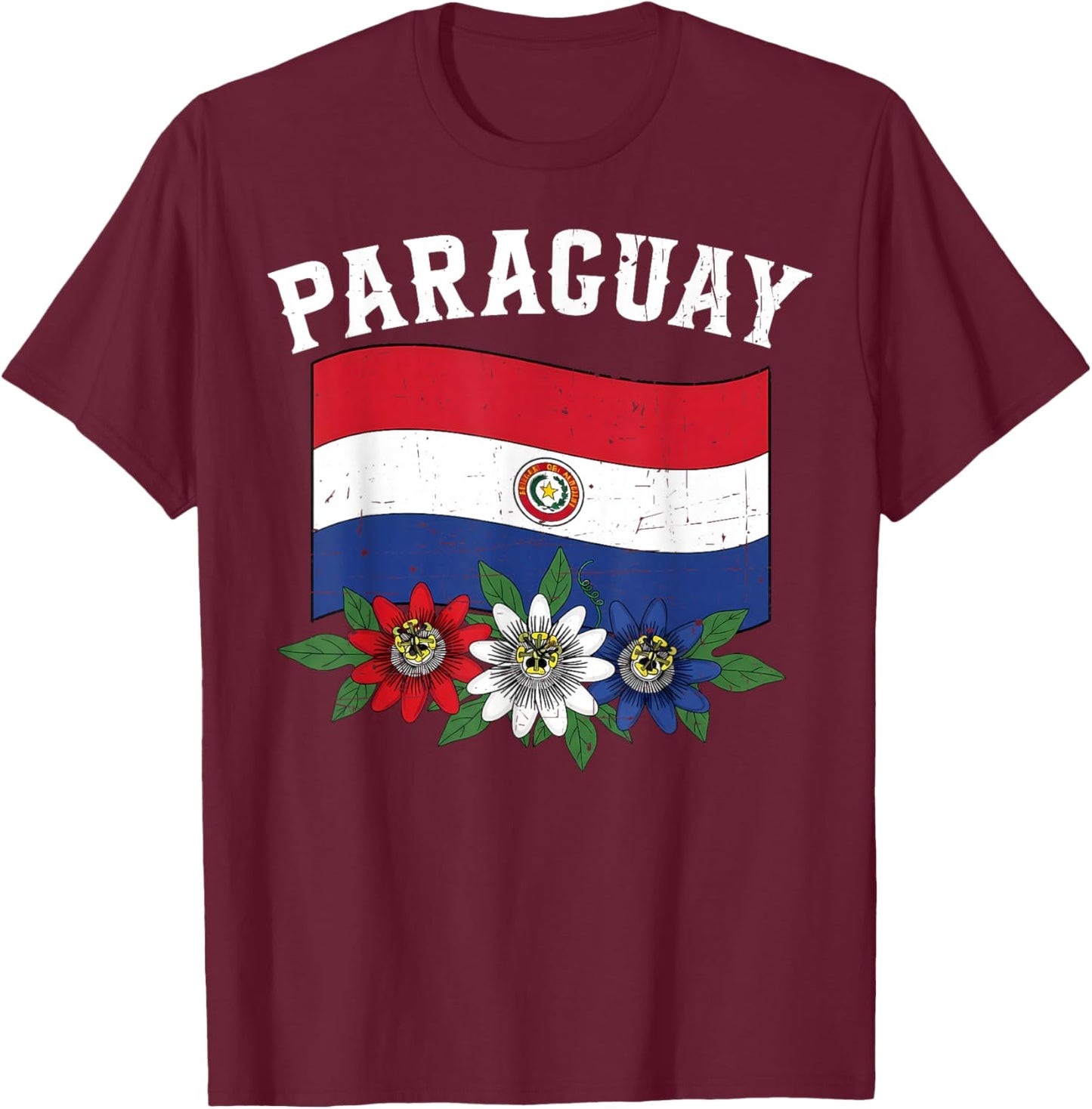 Paraguay Hispanic Heritage Month Cultura T-Shirt - T-Shirt | Maroon