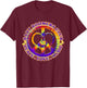 Baby Boomers Retro Vintage Peace Love T-Shirt - T-Shirt | Maroon
