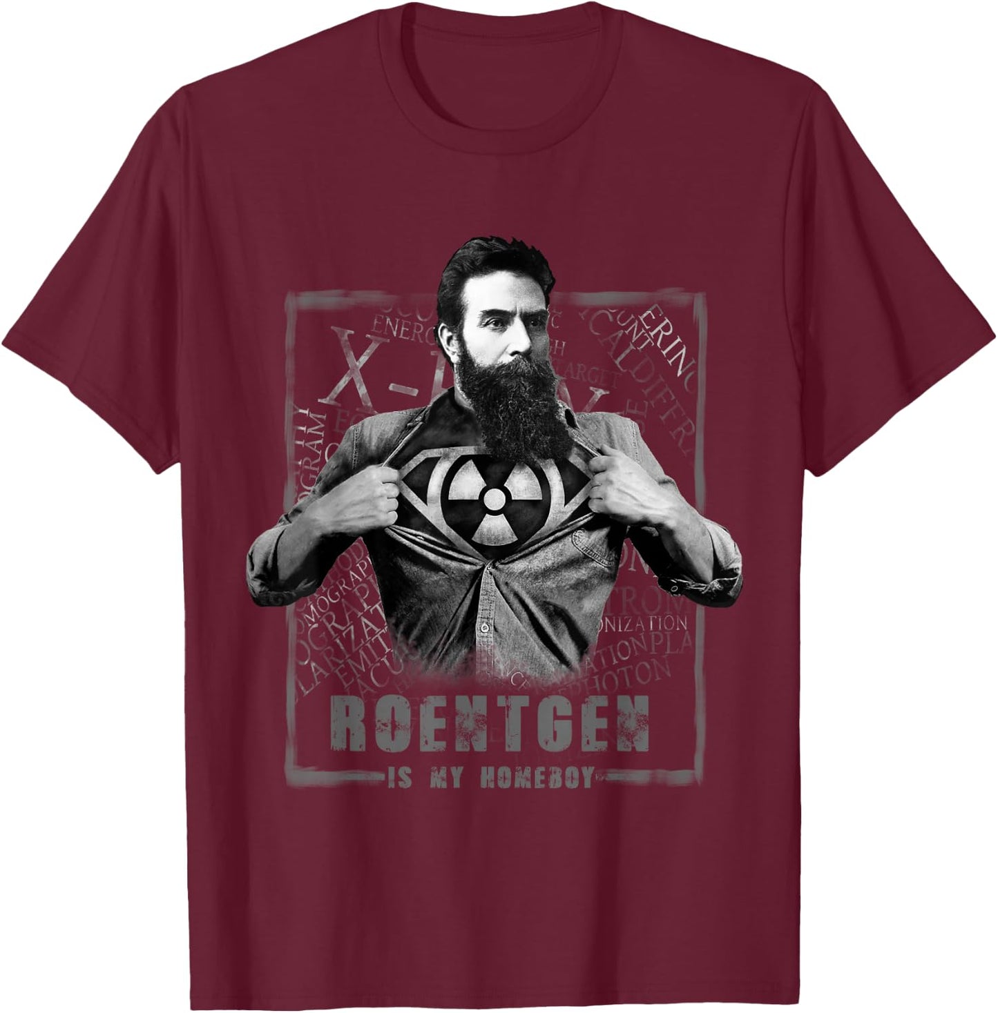X-Ray Homeboy Shirt Gift X-Ray Tech Rad 1 T-Shirt - T-Shirt | Maroon