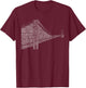 Cities of the Bay Area T-Shirt - T-Shirt | Maroon