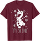 Disney Frozen Olaf I'm So Cool Dancing Graphic T-Shirt - T-Shirt | Maroon