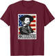 George Armstrong Custer Commander Poster Style T-Shirt - T-Shirt | Maroon