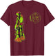 Teenage Mutant Ninja Turtles Raphael Action Stance T-Shirt - T-Shirt | Maroon