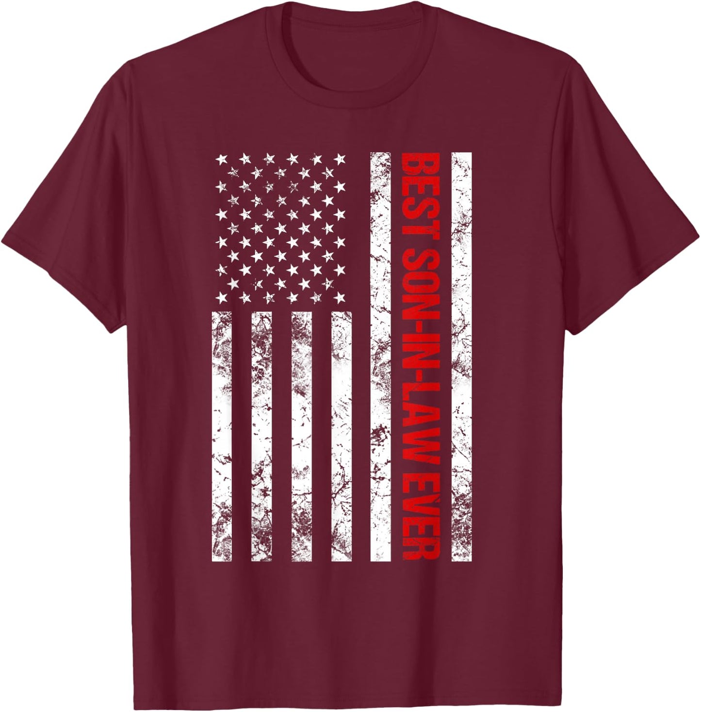 Best Son In Law Ever Son-In-Law Gifts T-Shirt - T-Shirt | Maroon