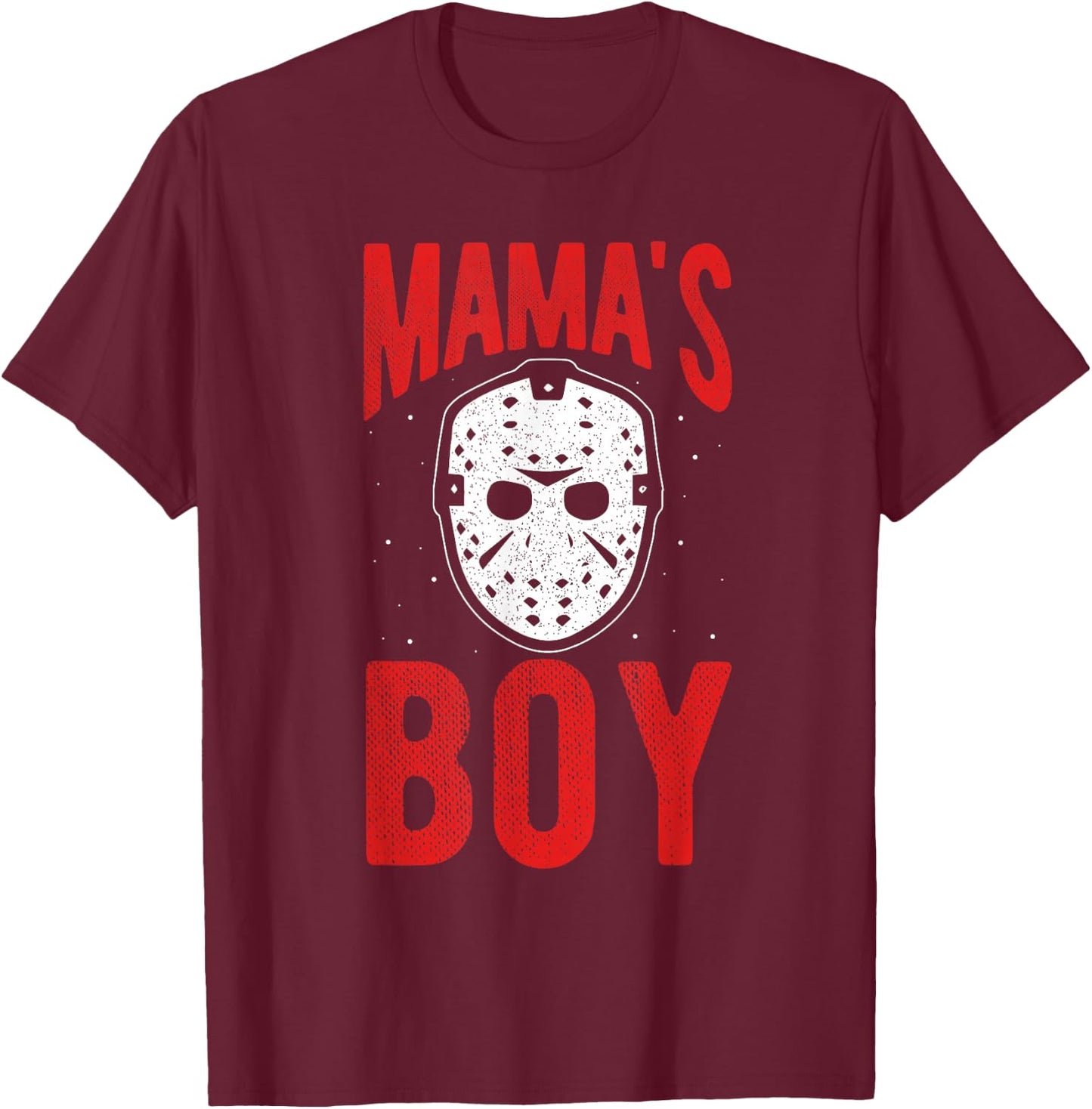 Mama's Boy Halloween Mama's Boy T-Shirt - T-Shirt | Maroon