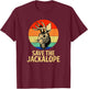 Save The Jackalope, Vintage Retro Camping Lover Jackalope T-Shirt - T-Shirt | Maroon
