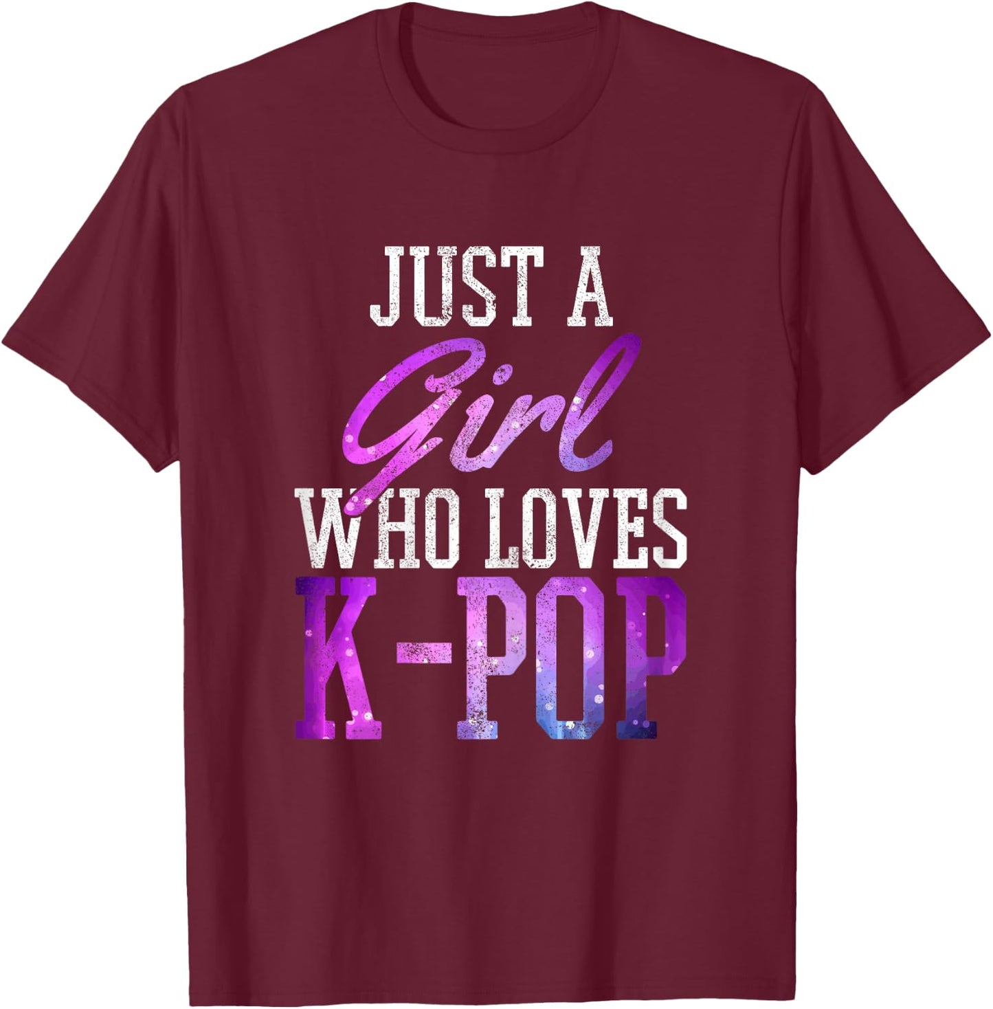 K-Pop Shirt Korean Pop Music K-Drama Gift T-Shirt - T-Shirt | Maroon