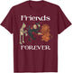 Wizard Of OZ Scarecrow Cowardly Lion Tin Man Shirt T-Shirt - T-Shirt | Maroon