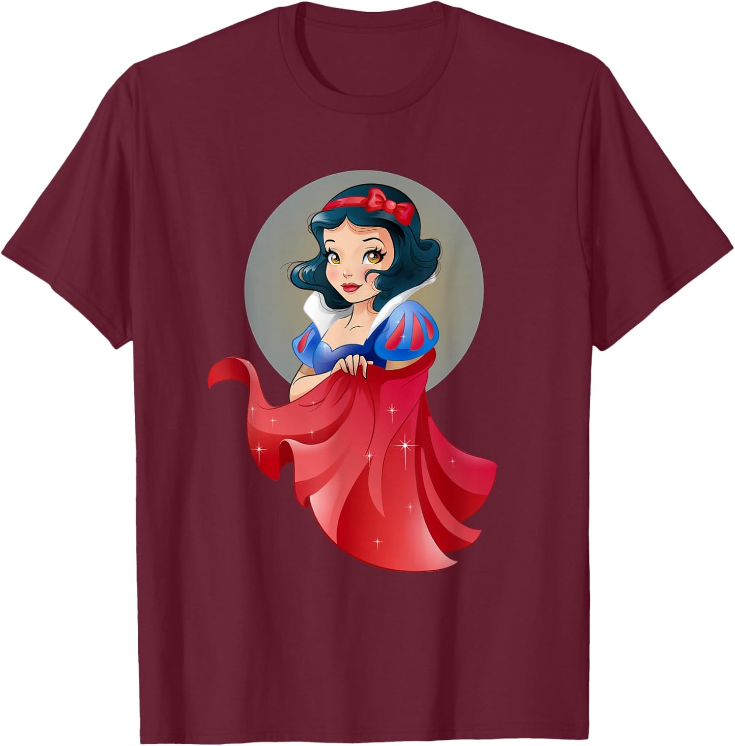 Disney Snow White Stylized T-Shirt - T-Shirt | Maroon