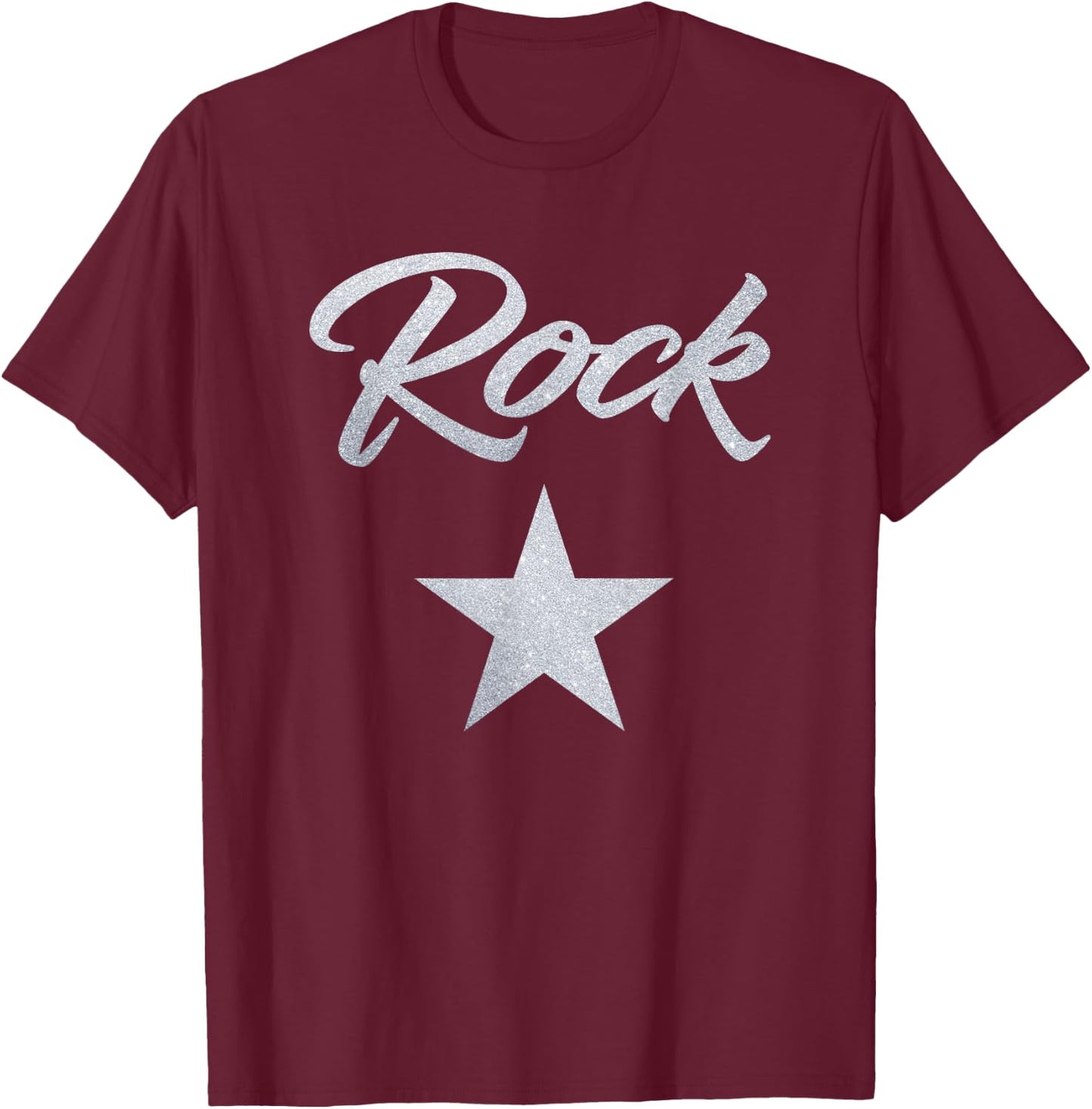 Rock Star Rockstar Large Big Grand T-Shirt - T-Shirt | Maroon