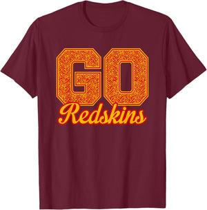 Indian Creek Redskins GO! School Pride T-Shirt - T-Shirt | Maroon