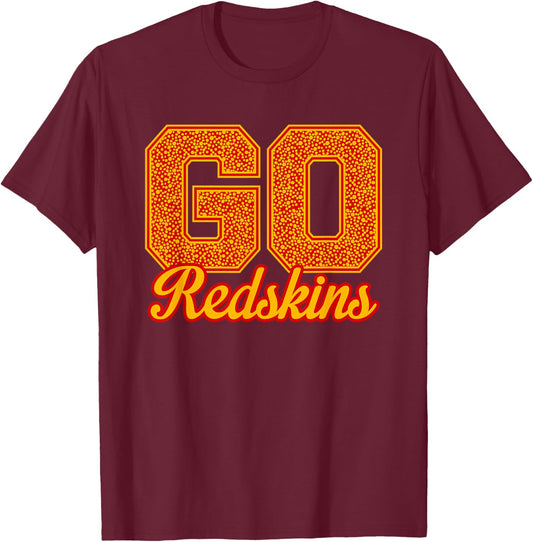 Indian Creek Redskins GO! School Pride T-Shirt - T-Shirt | Maroon