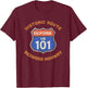Souvenir Rustic Redwood Highway Route 101 Redwood Highway T-Shirt - T-Shirt | Maroon
