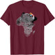 Cute Bird Shirt, Guinea Fowl T Shirt T-Shirt - T-Shirt | Maroon