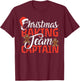 Christmas Baking Team Captain Shirt - Funny Xmas Baker Gift T-Shirt - T-Shirt | Maroon