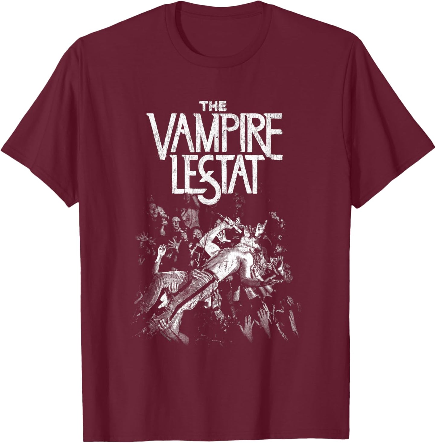 The Vampire Lestat Lestat Crowd Surf T-Shirt - T-Shirt | Maroon