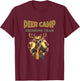 DEER CAMP DRINKING TEAM - Fun For Buck Hunters Deer Hunting T-Shirt - T-Shirt | Maroon
