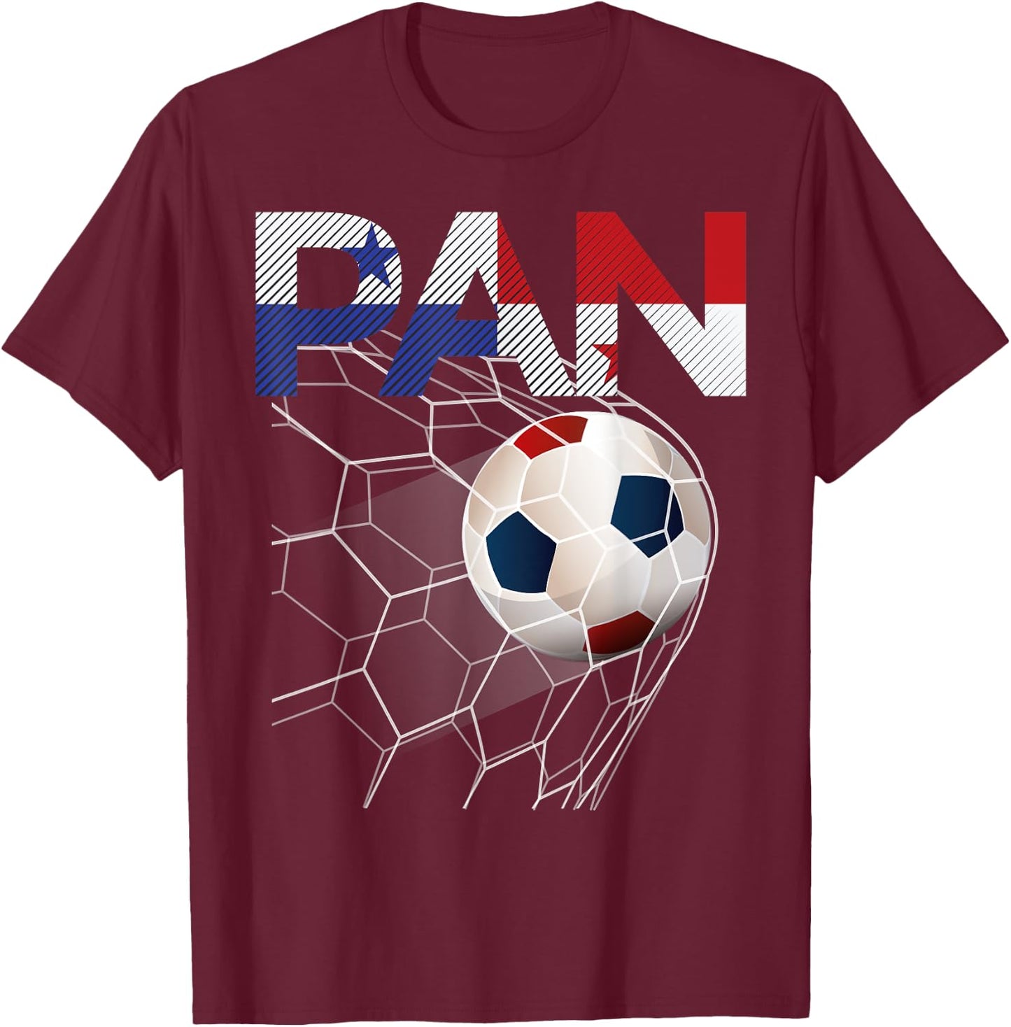 Panama Soccer T Shirt; Soccer T Shirt; Panama Shirt T-Shirt - T-Shirt | Maroon