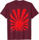 Japanese flag dripping rising sun flare T-Shirt - T-Shirt | Maroon