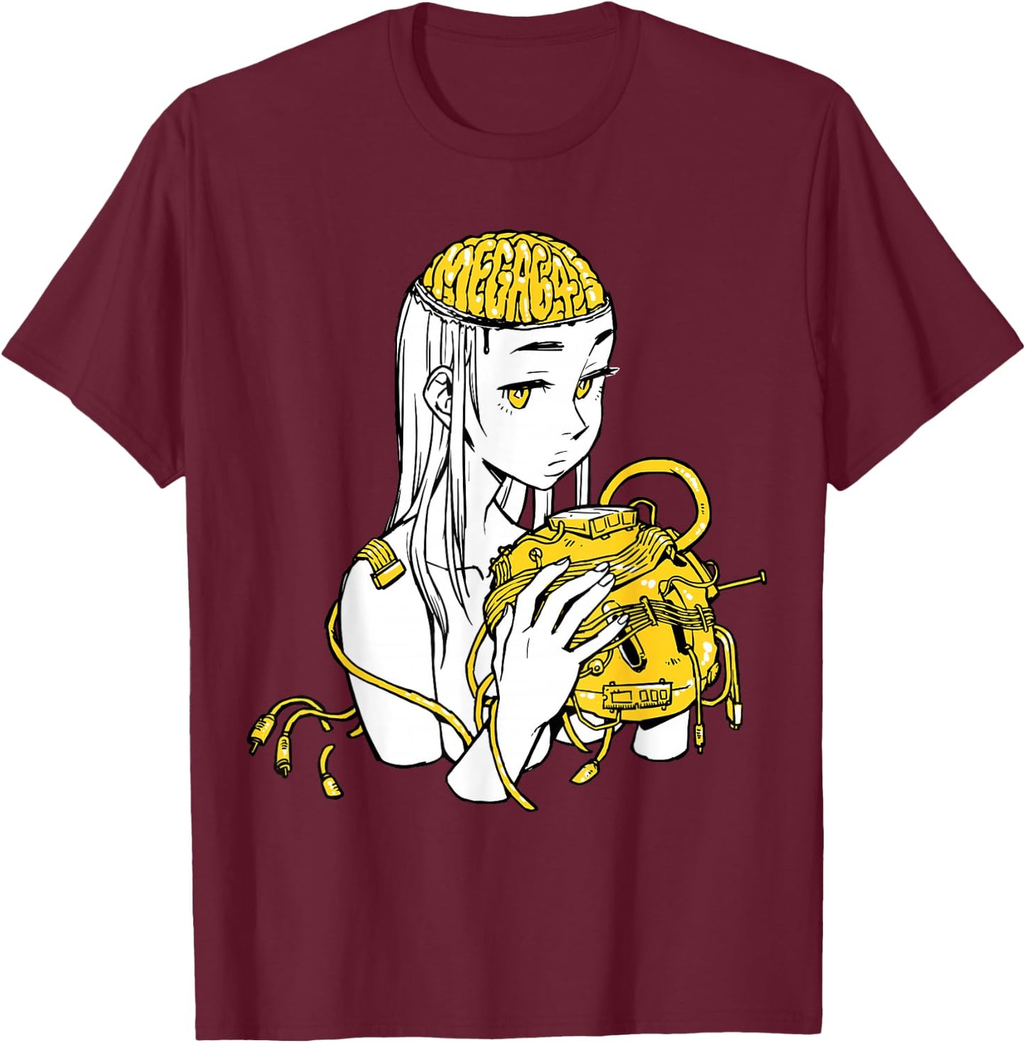 Mega64 NEURO Shirt T-Shirt - T-Shirt | Maroon