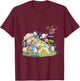 Disney - Ducktales Money Bags T-Shirt - T-Shirt | Maroon