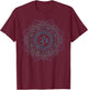 Om Mandalas Clear Tones Graphic Design Gift T-Shirt - T-Shirt | Maroon