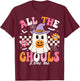 All The Ghouls Love Me Halloween Ghost Spooky Halloween Kids T-Shirt - T-Shirt | Maroon