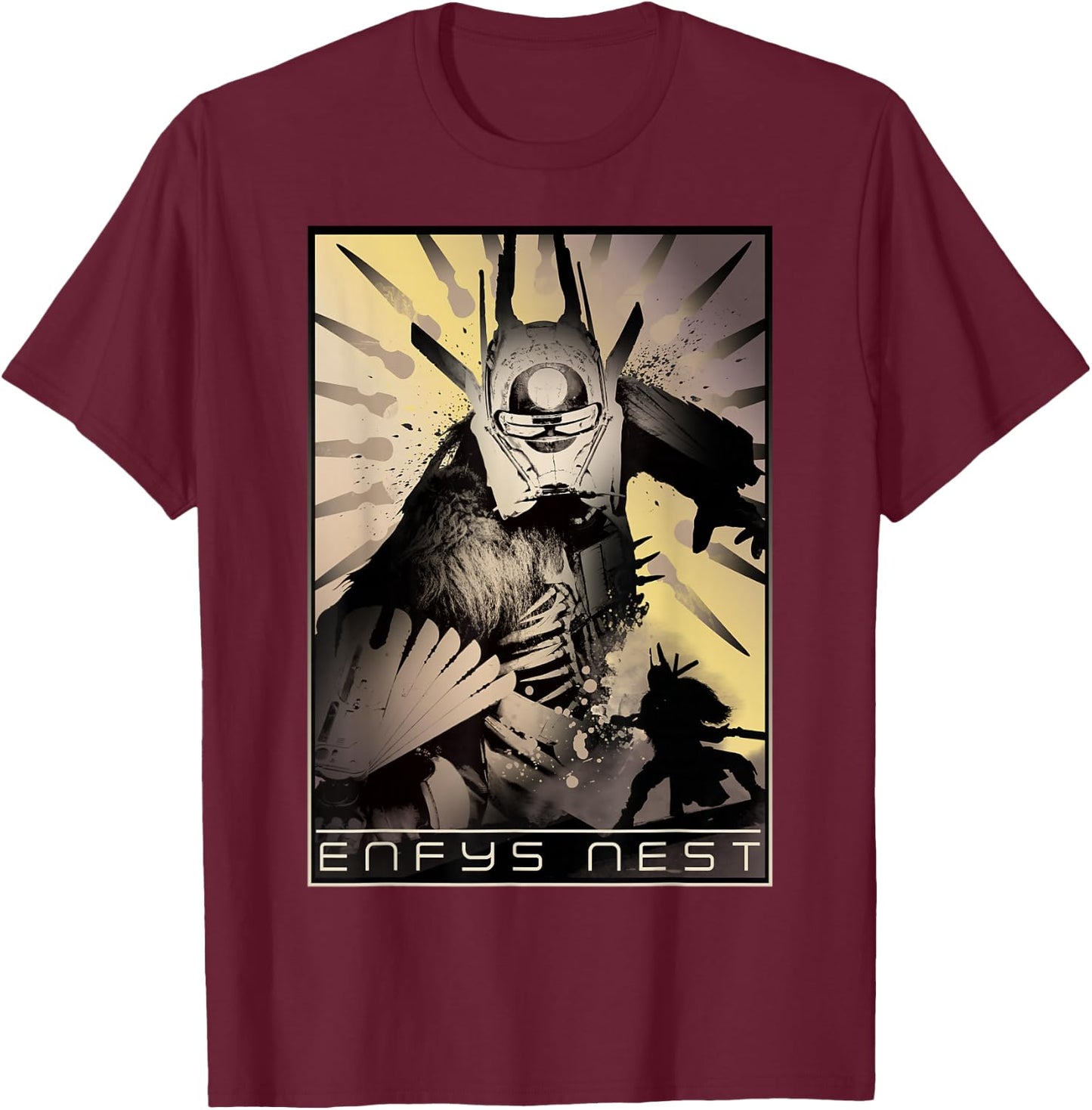 Star Wars Han Solo Movie Enfys Nest Poster Graphic T-Shirt - T-Shirt | Maroon