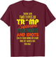 There Are Two Types Of Trump Supporters Billionaires T-Shirt - T-Shirt | Maroon