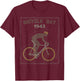 Bicycle Day 1943 Funny Cycling T-Shirt - T-Shirt | Maroon