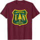 Hoosier National Forest Indiana Shield Retro Vintage Look T-Shirt - T-Shirt | Maroon