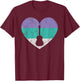 Acoustic Guitar Gift Teens & Girls Retro Vintage T-Shirt - T-Shirt | Maroon