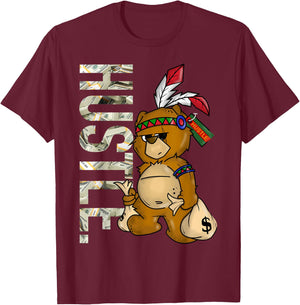 Hustle T-Shirt - T-Shirt | Maroon