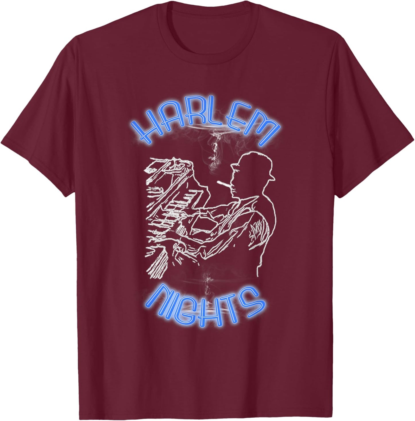 Harlem Nights T Shirt T-Shirt - T-Shirt | Maroon