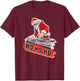 DJ Santa Christmas T Shirt Funny Disc Jockey X Mas Party T-Shirt - T-Shirt | Maroon