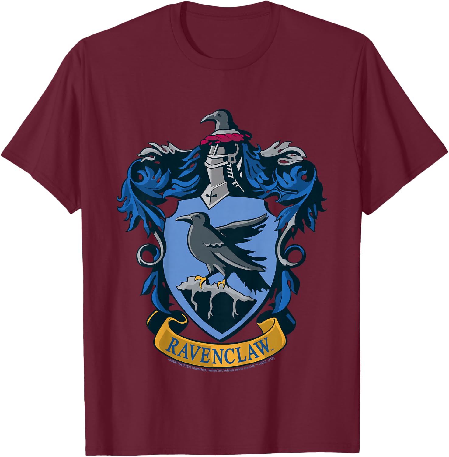 Kids Harry Potter Ravenclaw House Crest T-Shirt - T-Shirt | Maroon