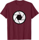 Cool Photography - Aperture T-Shirt - T-Shirt | Maroon