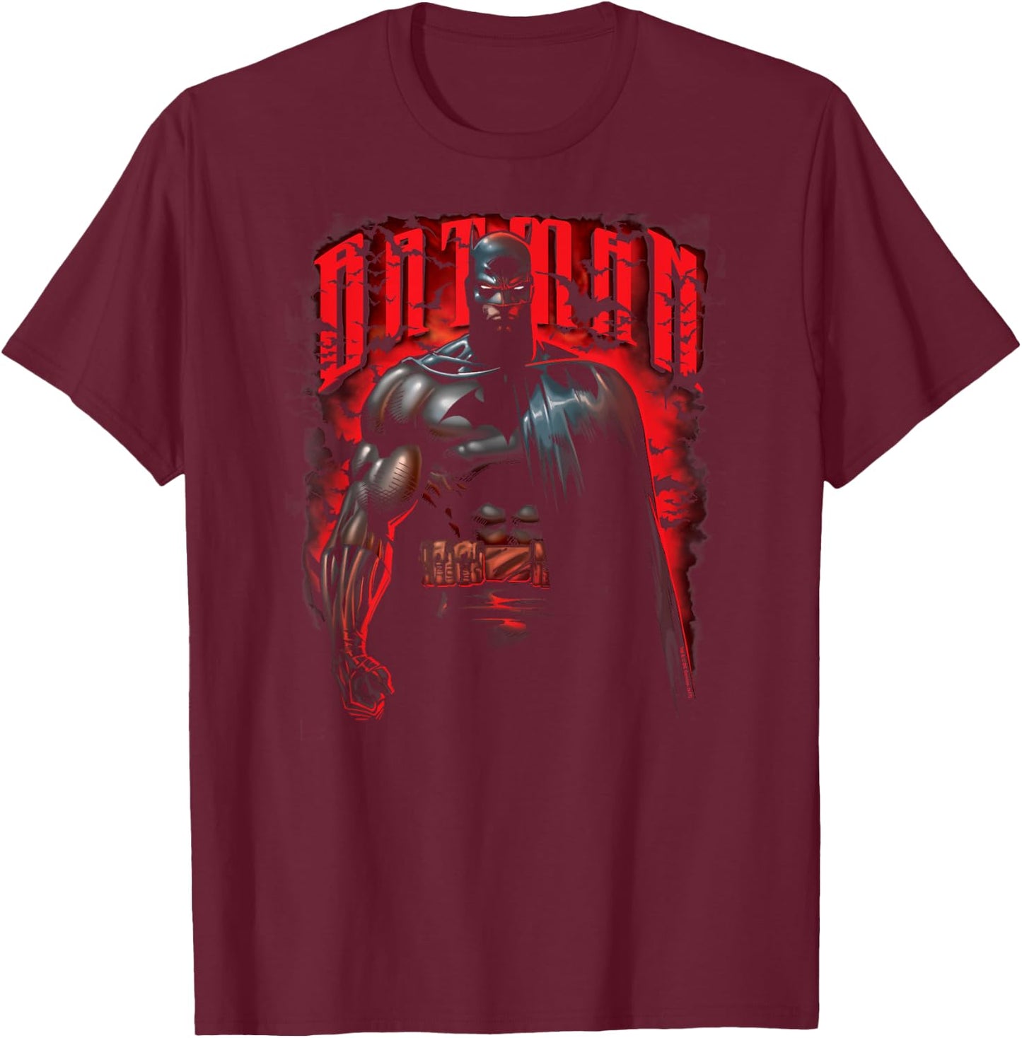 Batman Red Knight T-Shirt - T-Shirt | Maroon