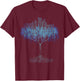 Binary Tree Coding Computer Programmer T-Shirt - T-Shirt | Maroon