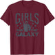 Star Wars Princess Leia Girls Run The Galaxy Disney+ T-Shirt - T-Shirt | Maroon