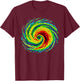 Weather Radar Image Clouds Meteorologist Storm Chaser T-Shirt - T-Shirt | Maroon