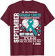 September is National Ovarian Cancer Awareness Month shirt T-Shirt - T-Shirt | Maroon