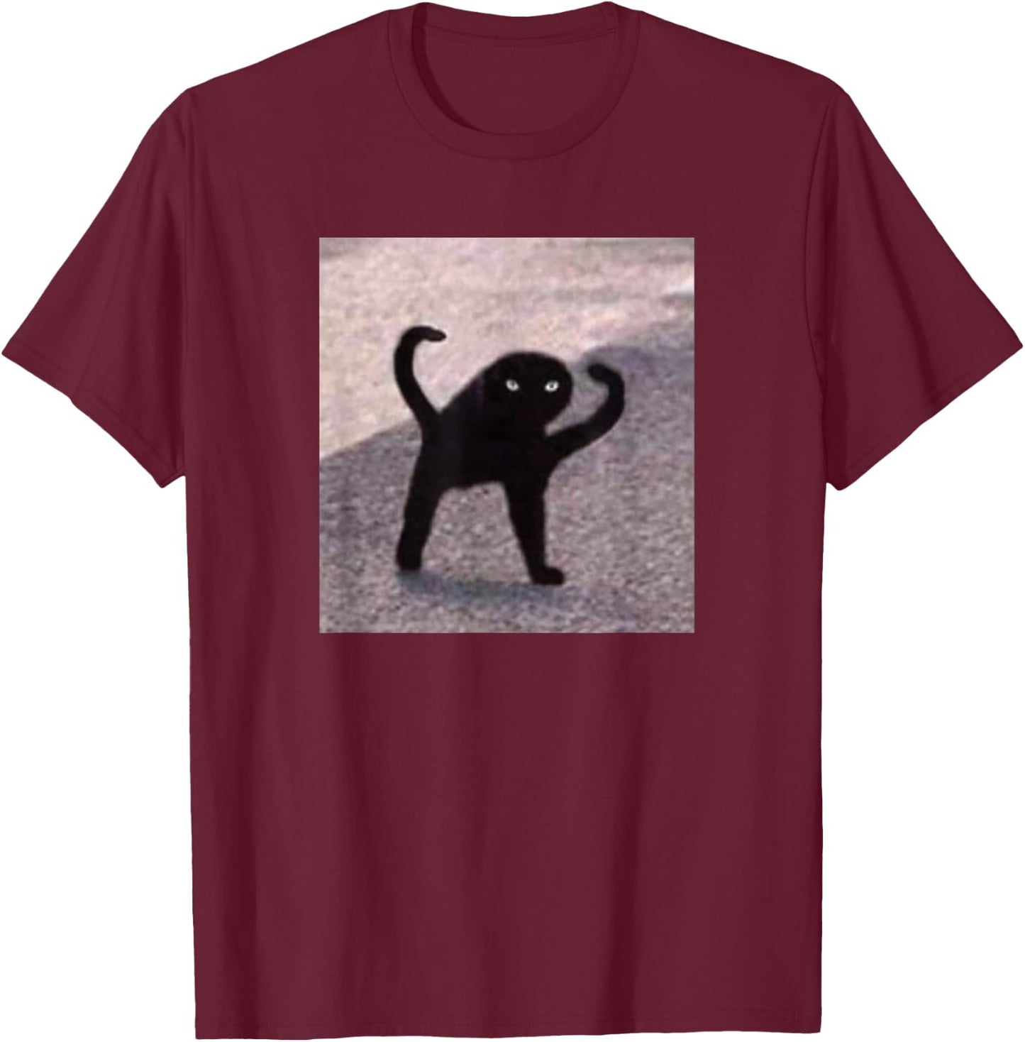 Cursed Cat Memes Cursed Cat Angry As Fuk Meme T-Shirt - T-Shirt | Maroon