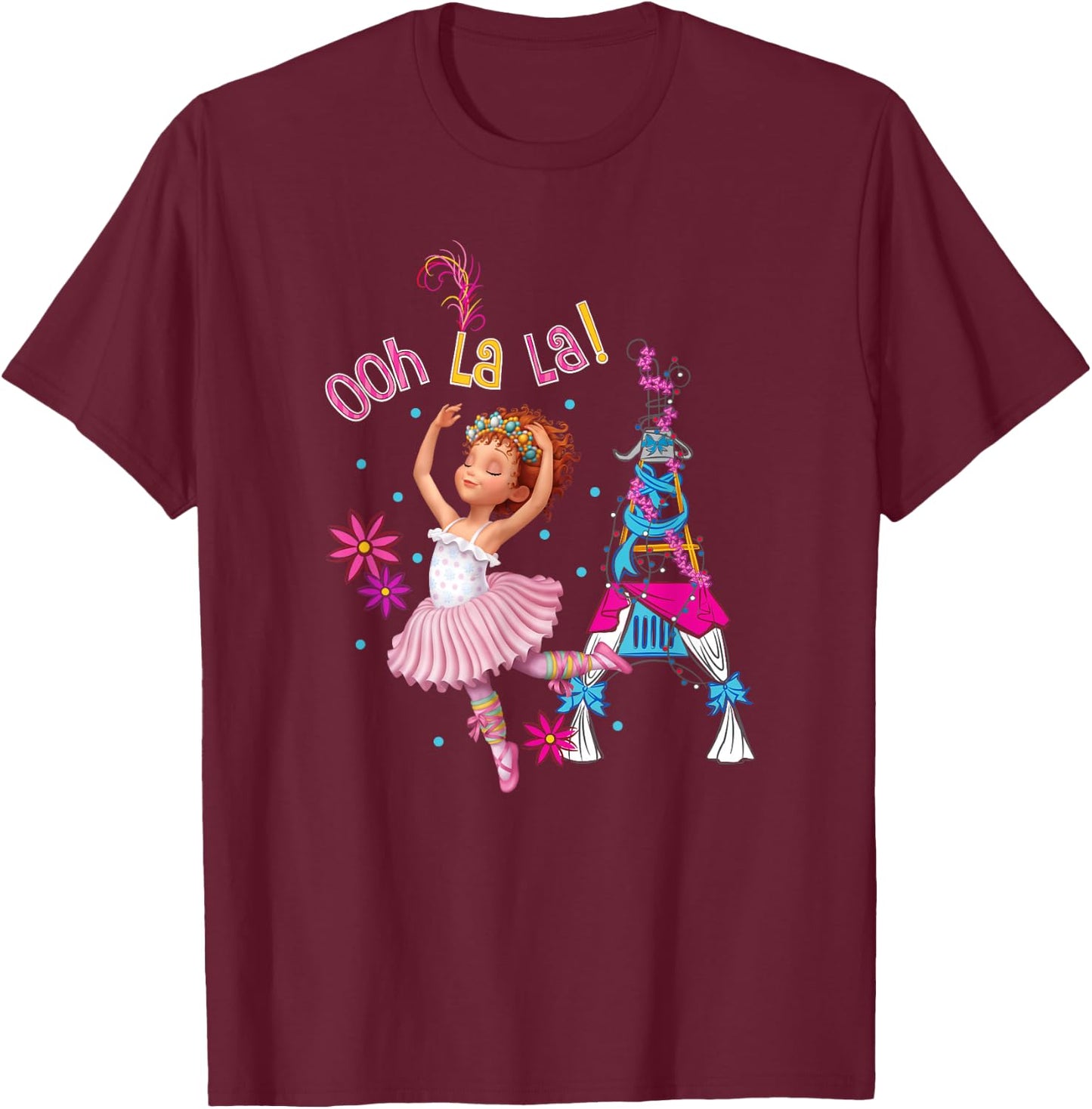 Disney - Fancy Nancy Ballerina La La T-Shirt - T-Shirt | Maroon