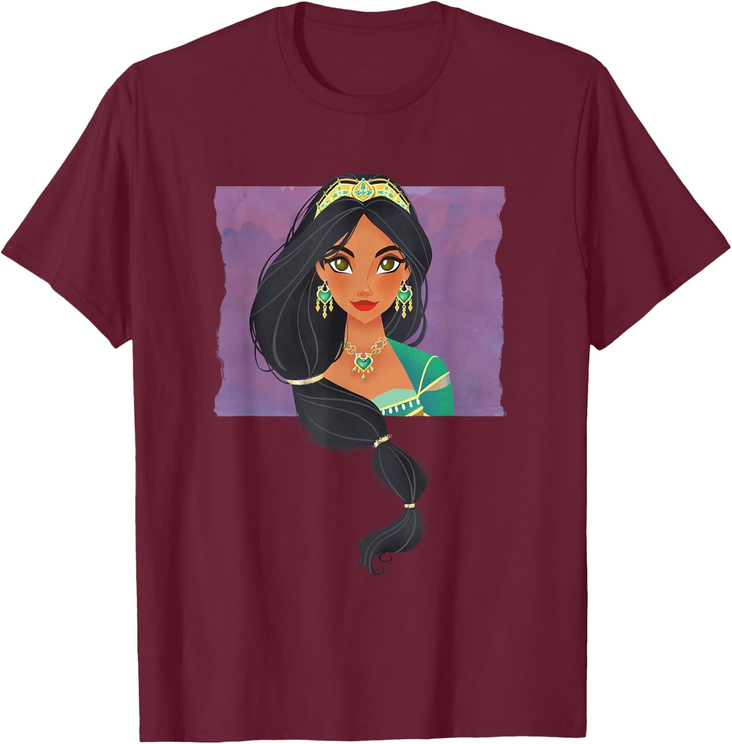 Disney Aladdin Live Action Princess Jasmine Cameo T-Shirt - T-Shirt | Maroon