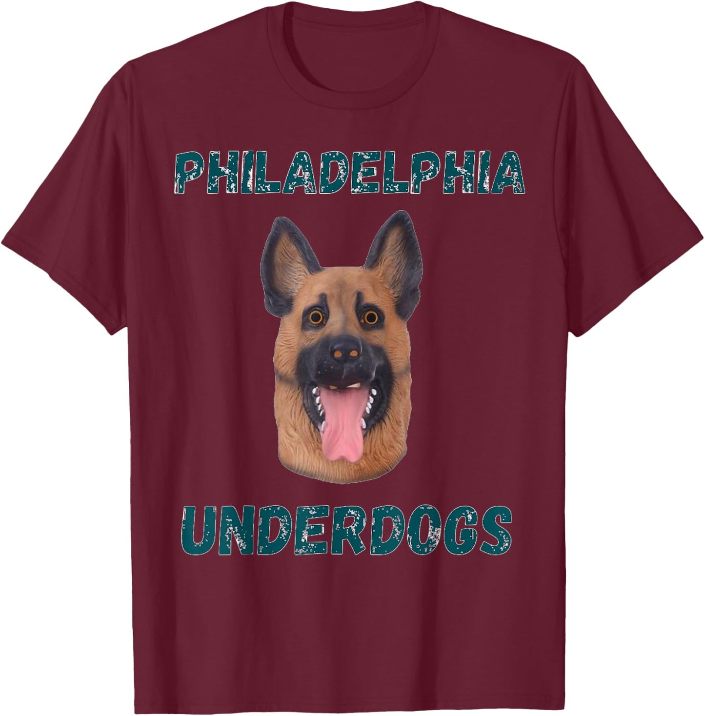 Philadelphia Underdogs T Shirt T-Shirt - T-Shirt | Maroon