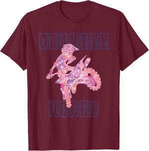 Dirt Bike Rider | Gravity Check | Motocross | Gravity Queen T-Shirt - T-Shirt | Maroon